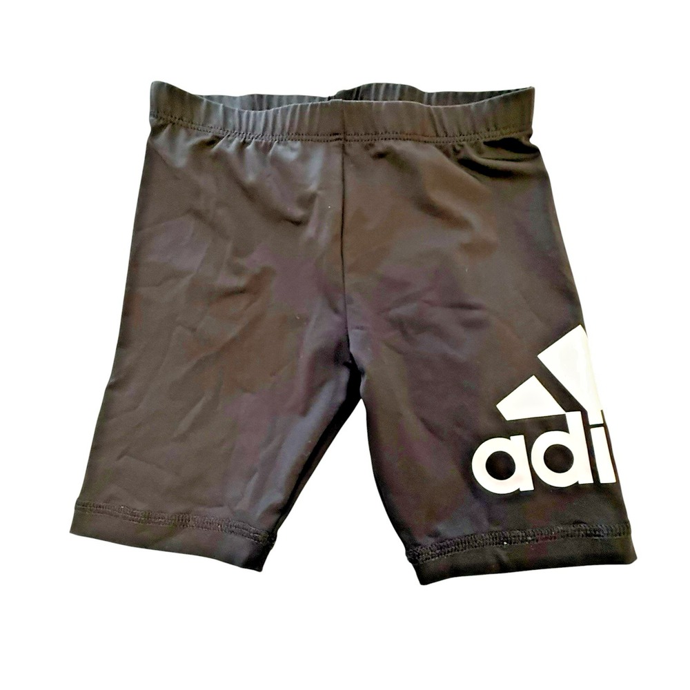 Adidas Toddler Bicycle Shorts 3T Black  and Light Pink